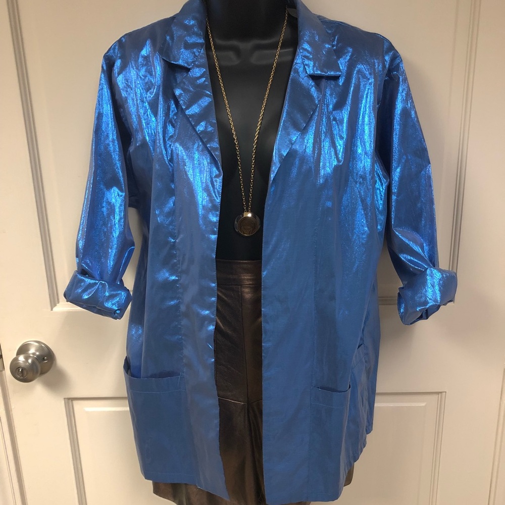 70s Vintage Metallic Blazer